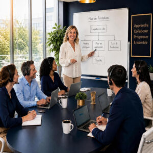 Présentation de la formation en équipe