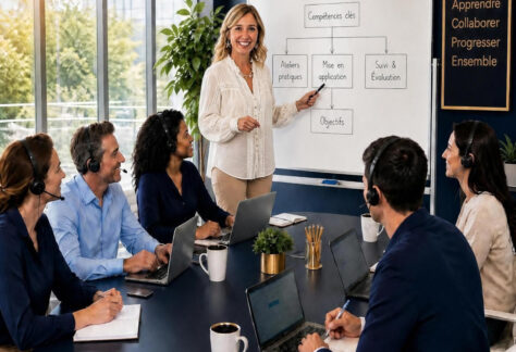 Présentation de la formation en équipe